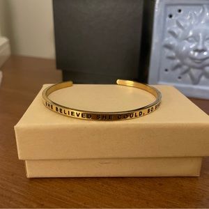 She Believed Bracelet